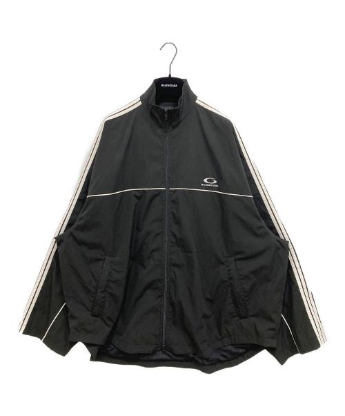 BALENCIAGA（バレンシアガ）BALENCIAGA (バレンシアガ) LARGE TRACKSUIT JACKET ブラック サイズ:44の古着・服飾アイテム