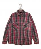 WINTER RUNウィンターラン）の古着「チェックネルシャツ」｜レッド