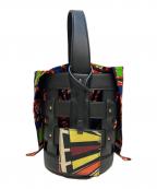 CLOUDYクラウディー）の古着「メッシュチューブバッグ」｜ブラック