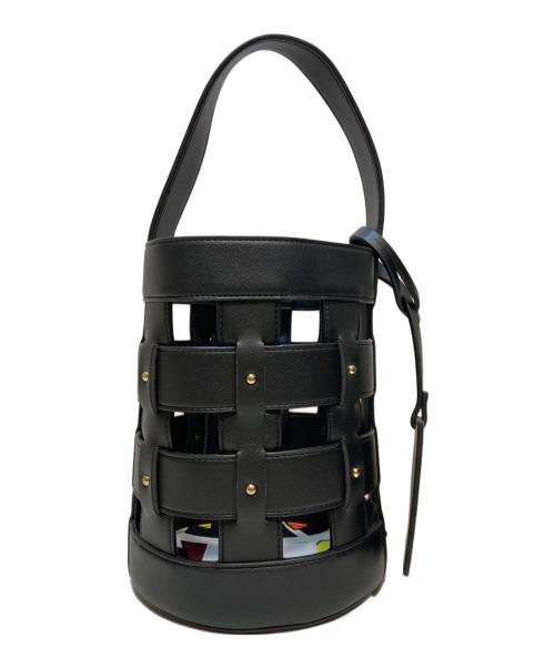 CLOUDY（クラウディー）CLOUDY (クラウディー) メッシュチューブバッグ ブラックの古着・服飾アイテム