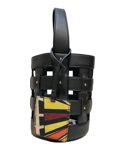 CLOUDY（クラウディー）CLOUDY (クラウディー) メッシュチューブバッグ ブラックの古着・服飾アイテム