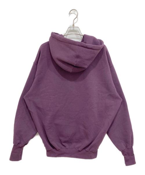 PWA（プア）PWA (プア) ハーフジップパーカー パープル サイズ:Sの古着・服飾アイテム