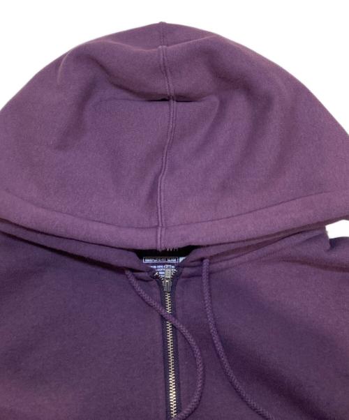 PWA（プア）PWA (プア) ハーフジップパーカー パープル サイズ:Sの古着・服飾アイテム