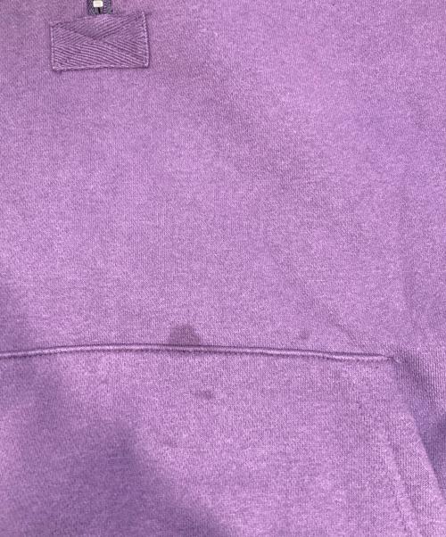 PWA（プア）PWA (プア) ハーフジップパーカー パープル サイズ:Sの古着・服飾アイテム
