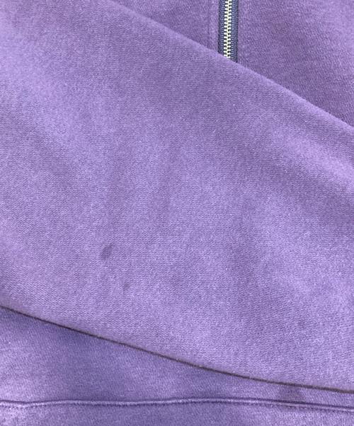 PWA（プア）PWA (プア) ハーフジップパーカー パープル サイズ:Sの古着・服飾アイテム
