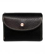 池之端銀革店×IRUイケノハタギンカワテン×IRU）の古着「コンパクトウォレット」｜ブラック