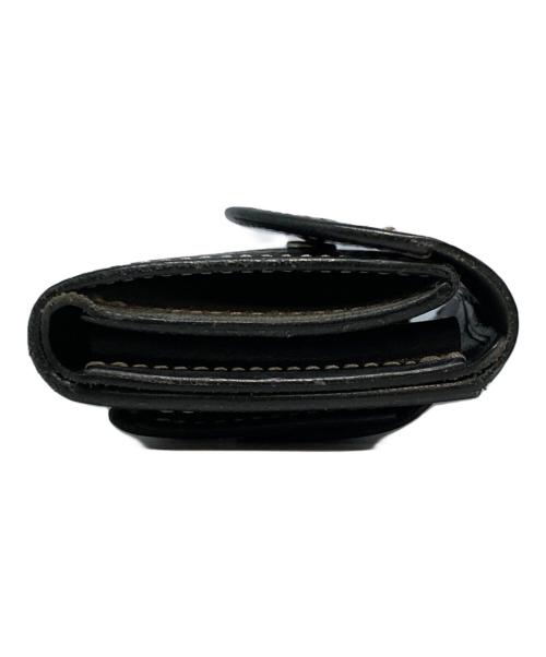 池之端銀革店（イケノハタギンカワテン）池之端銀革店 (イケノハタギンカワテン) iru (IRU) コンパクトウォレット ブラックの古着・服飾アイテム