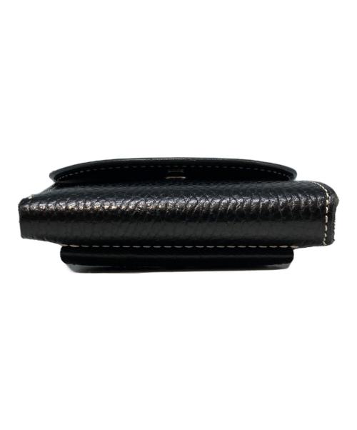 池之端銀革店（イケノハタギンカワテン）池之端銀革店 (イケノハタギンカワテン) iru (IRU) コンパクトウォレット ブラックの古着・服飾アイテム