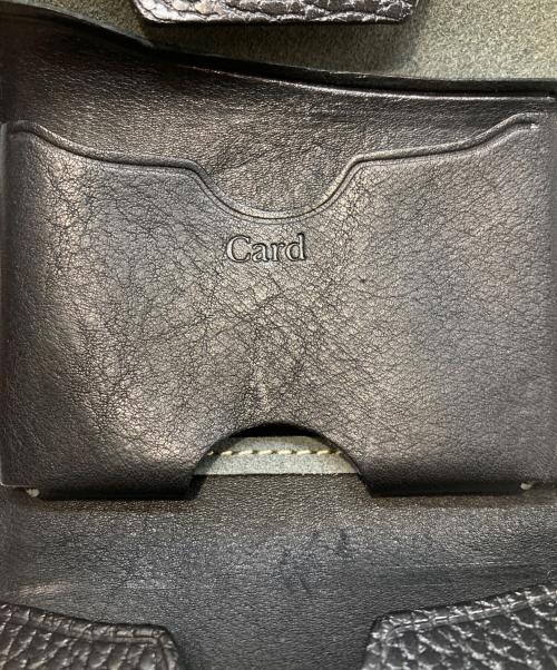 池之端銀革店（イケノハタギンカワテン）池之端銀革店 (イケノハタギンカワテン) iru (IRU) コンパクトウォレット ブラックの古着・服飾アイテム