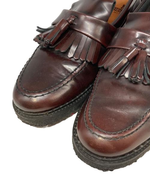 GEORGE COX（ジョージコックス）GEORGE COX (ジョージコックス) FRED PERRY (フレッドペリー) タッセルローファー ブラウン サイズ:26cmの古着・服飾アイテム