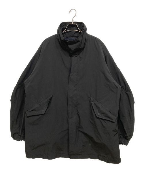 ATON（エイトン）ATON (エイトン) AIR WEATHER SHORT MODS COAT ブラック サイズ:6 (L)の古着・服飾アイテム