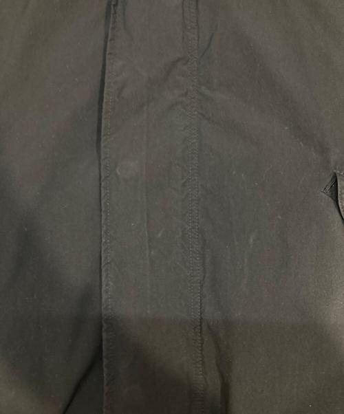 ATON（エイトン）ATON (エイトン) AIR WEATHER SHORT MODS COAT ブラック サイズ:6 (L)の古着・服飾アイテム