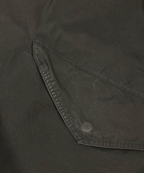 ATON（エイトン）ATON (エイトン) AIR WEATHER SHORT MODS COAT ブラック サイズ:6 (L)の古着・服飾アイテム