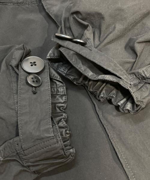 ATON（エイトン）ATON (エイトン) AIR WEATHER SHORT MODS COAT ブラック サイズ:6 (L)の古着・服飾アイテム