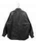 UNITED ARROWS (ユナイテッドアローズ) ラムレザーCPOシャツジャケット ブラック サイズ:L：17000円