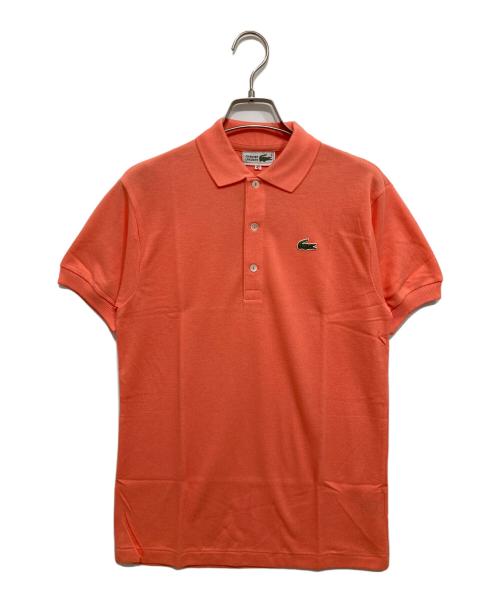 CHEMISE LACOSTE（シュミーズ ラコステ）CHEMISE LACOSTE (シュミーズ ラコステ) ポロシャツ アプリコット サイズ:Lの古着・服飾アイテム