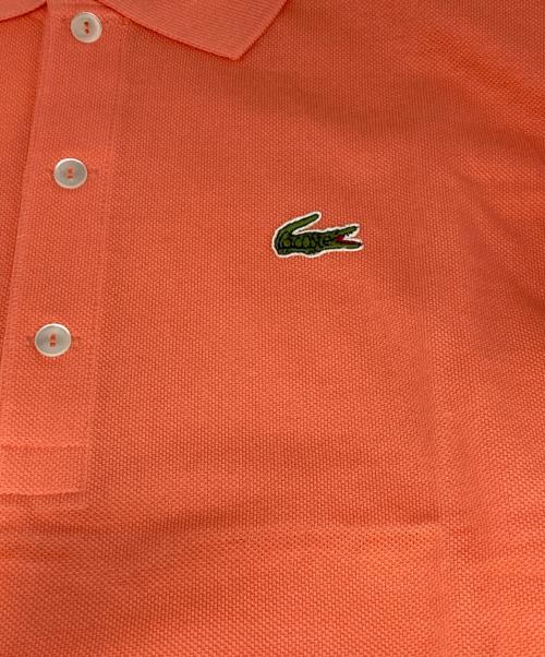 CHEMISE LACOSTE（シュミーズ ラコステ）CHEMISE LACOSTE (シュミーズ ラコステ) ポロシャツ アプリコット サイズ:Lの古着・服飾アイテム