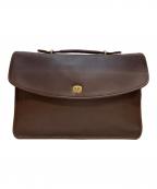 COACHコーチ）の古着「ターンロックブリーフケース」｜ブラウン