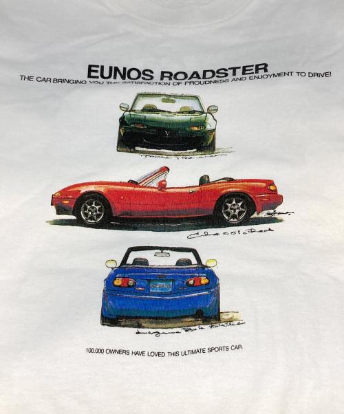 FRUIT OF THE LOOM（フルーツオブザルーム）FRUIT OF THE LOOM (フルーツオブザルーム) EUNOS ROADSTER TEE ホワイト サイズ:Lの古着・服飾アイテム
