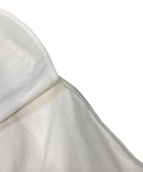 LOEWE（ロエベ）LOEWE (ロエベ) アシンメトリーロングシャツ ホワイト×ネイビー サイズ:Mの古着・服飾アイテム