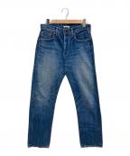 BRU NA BOINNEブルーナボイン）の古着「フェリシンデニムパンツ」｜インディゴ