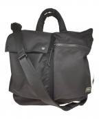 PORTERポーター）の古着「2WAY HELMETBAG/2WAY ヘルメットバッグ」｜ブラック