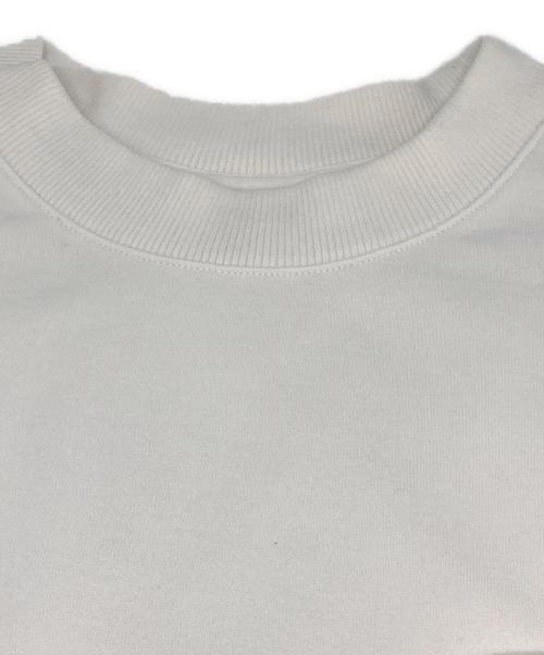 LACOSTE（ラコステ）LACOSTE (ラコステ) オーバーサイズクロックエンブレムスウェットTシャツ ホワイト サイズ:XSの古着・服飾アイテム