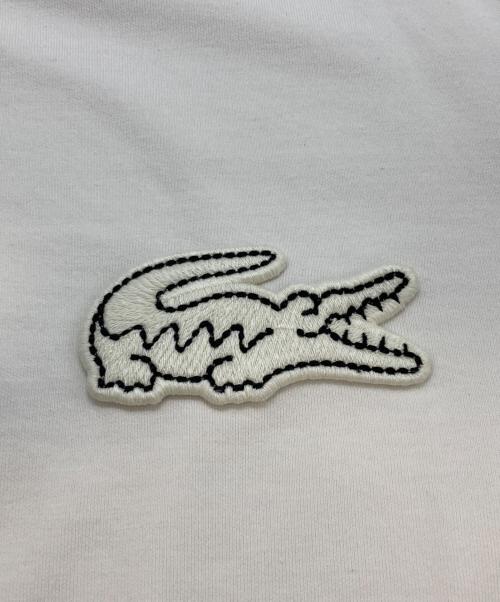 LACOSTE（ラコステ）LACOSTE (ラコステ) オーバーサイズクロックエンブレムスウェットTシャツ ホワイト サイズ:XSの古着・服飾アイテム