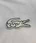 中古・古着 LACOSTE (ラコステ) オーバーサイズクロックエンブレムスウェットTシャツ ホワイト サイズ:XS：5000円