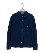 LACOSTEラコステ）の古着「インディゴ鹿の子地シャツ」｜インディゴ