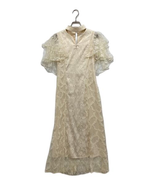 Lily Brown（リリーブラウン）Lily Brown (リリーブラウン) レースチャイナドレス アイボリー サイズ:1の古着・服飾アイテム