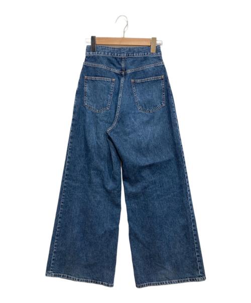 JOHN LAWRENCE SULLIVAN（ジョン ローレンス サリバン）JOHN LAWRENCE SULLIVAN (ジョン ローレンス サリバン) Womens washed denim wide pants インディゴ サイズ:Sの古着・服飾アイテム