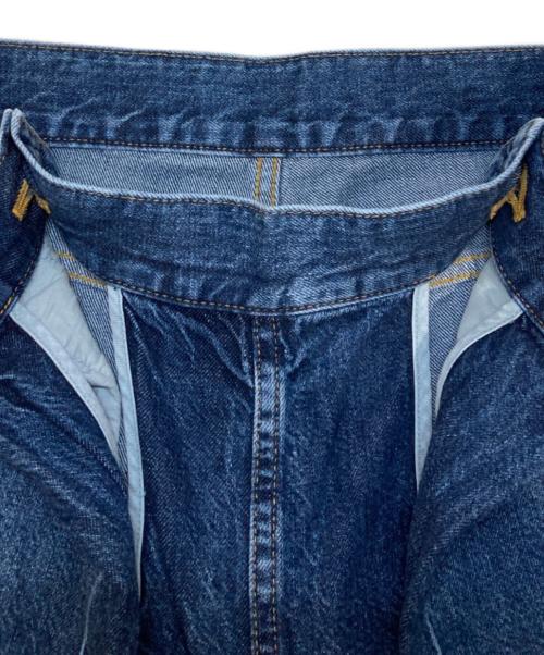 JOHN LAWRENCE SULLIVAN（ジョン ローレンス サリバン）JOHN LAWRENCE SULLIVAN (ジョン ローレンス サリバン) Womens washed denim wide pants インディゴ サイズ:Sの古着・服飾アイテム