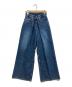JOHN LAWRENCE SULLIVAN（ジョン ローレンス サリバン）の古着「Womens washed denim wide pants」｜インディゴ