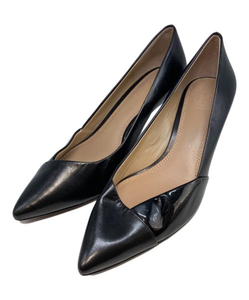 TORY BURCH（トリーバーチ）TORY BURCH (トリーバーチ) ヒールパンプス ブラック サイズ:6Mの古着・服飾アイテム