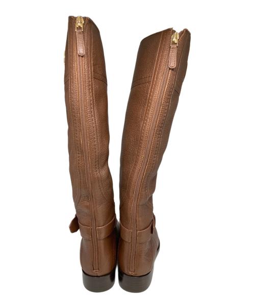 TORY BURCH（トリーバーチ）TORY BURCH (トリーバーチ) レザーロングブーツ ブラウン サイズ:5Mの古着・服飾アイテム
