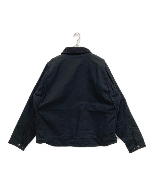 CarHartt（カーハート）CarHartt (カーハート) DUCK DETROIT JACKET BLANKET LINED ブラック サイズ:XLの古着・服飾アイテム