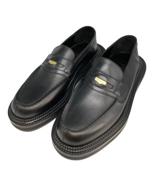 J.M.WESTON（ジェイエムウエストン）J.M.WESTON (ジェイエムウエストン) sacai (サカイ) シグニチャーローファー ブラック サイズ:7 1/2D(27.5cm程度)の古着・服飾アイテム