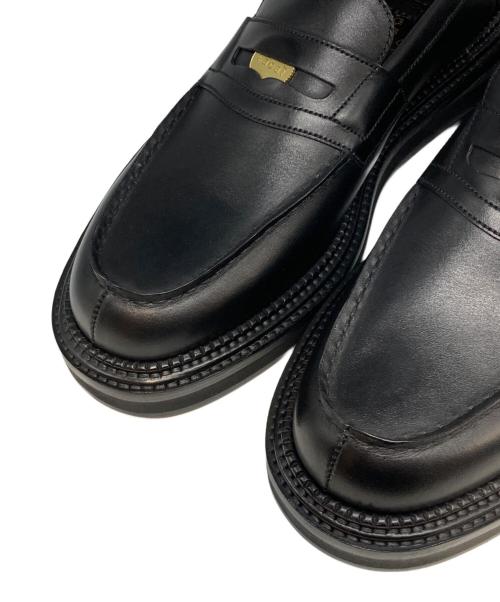 J.M.WESTON（ジェイエムウエストン）J.M.WESTON (ジェイエムウエストン) sacai (サカイ) シグニチャーローファー ブラック サイズ:7 1/2D(27.5cm程度)の古着・服飾アイテム