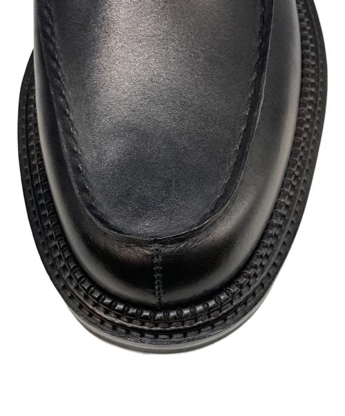 J.M.WESTON（ジェイエムウエストン）J.M.WESTON (ジェイエムウエストン) sacai (サカイ) シグニチャーローファー ブラック サイズ:7 1/2D(27.5cm程度)の古着・服飾アイテム