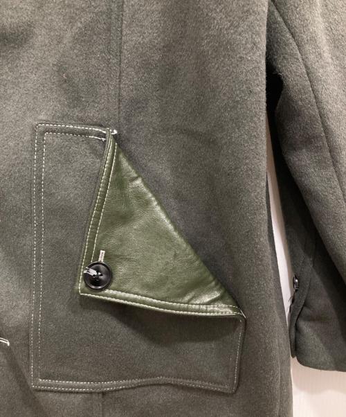 kooi（コーイ）KOOI (コーイ) STITCH CHESTER COAT オリーブ サイズ:2の古着・服飾アイテム