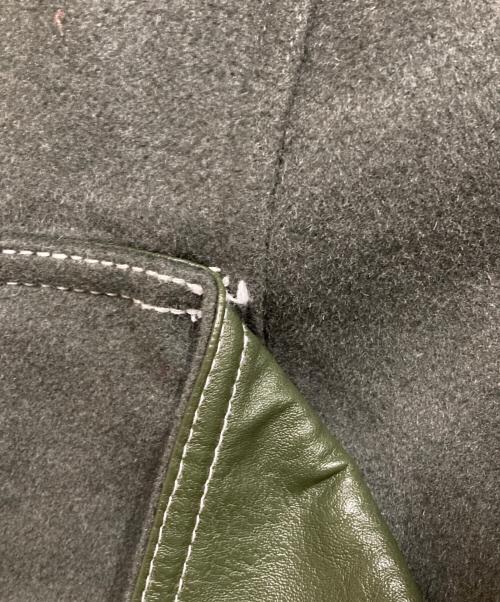 kooi（コーイ）KOOI (コーイ) STITCH CHESTER COAT オリーブ サイズ:2の古着・服飾アイテム