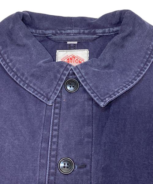 DANTON（ダントン）DANTON (ダントン) モールスキン カバーオールジャケット ネイビー サイズ:S (36)の古着・服飾アイテム