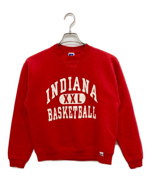 RUSSELL ATHLETIC（ラッセルアスレチック）RUSSELL ATHLETIC (ラッセルアスレチック) 前Vスウェット レッド サイズ:Lの古着・服飾アイテム