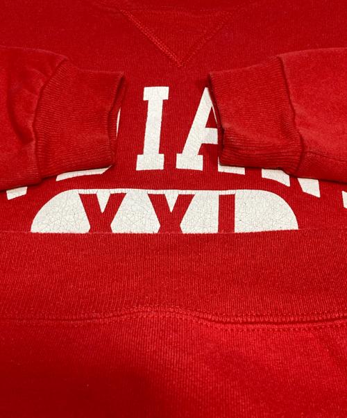 RUSSELL ATHLETIC（ラッセルアスレチック）RUSSELL ATHLETIC (ラッセルアスレチック) 前Vスウェット レッド サイズ:Lの古着・服飾アイテム