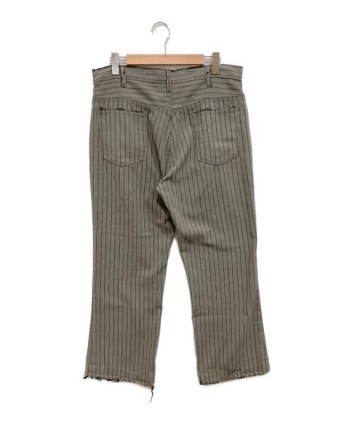 LEVI'S（リーバイス）LEVI'S (リーバイス) STA-PREST ストライプパンツ グレー サイズ:93.5cm(W37)の古着・服飾アイテム