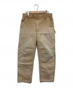 CarHarttカーハート）の古着「ダブルニーペインターパンツ」｜ブラウン