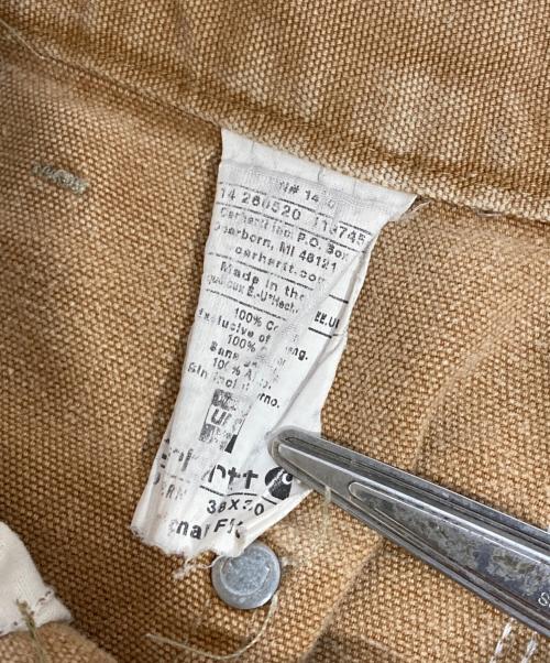 CarHartt（カーハート）CarHartt (カーハート) ダブルニーペインターパンツ ブラウン サイズ:96cm (W38)の古着・服飾アイテム