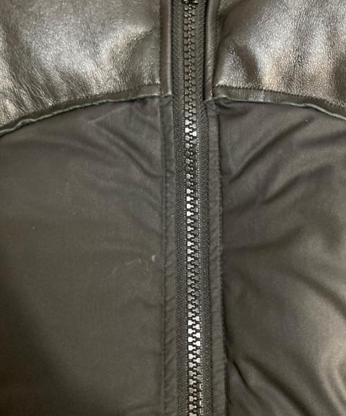 RockyMountainFeatherBed（ロッキーマウンテンフェザーベッド）RockyMountainFeatherBed (ロッキーマウンテンフェザーベッド) Hysteric Glamour (ヒステリックグラマー) ダウンレザージャケット ブラック サイズ:36 (S)の古着・服飾アイテム