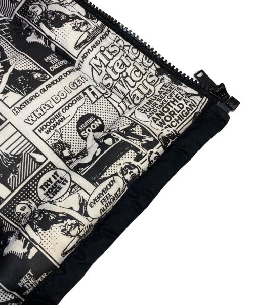 RockyMountainFeatherBed（ロッキーマウンテンフェザーベッド）RockyMountainFeatherBed (ロッキーマウンテンフェザーベッド) Hysteric Glamour (ヒステリックグラマー) ダウンレザージャケット ブラック サイズ:36 (S)の古着・服飾アイテム